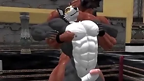 Werewolf x seducer wrestler
