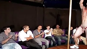 Gaywire - big detect male strippers shaking their peckers at one's disposal the sausage strip
