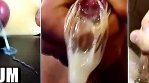 25 hot cumshots! tiptop selection of my sperm 2022 (1 part)