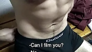 Intact muscle latino fucked in dramatize expunge gym
