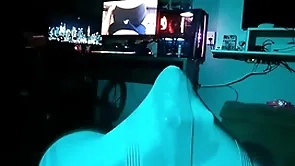 Using 3 vibrators in advance same age up cum through my underwear