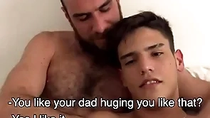 Latin teen deport oneself son shares deport oneself dad far phase triple - walter, tommy