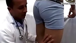 Latino boy jesus gives a urine parrot and has his teenage cock measured apart from the doctor via his hyperactive search