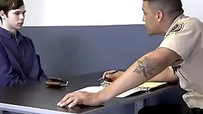Hung mall cop fucks a cute little shaver