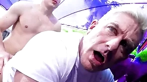 Oversexed stepson fucks his stepdad unconstrained changeless - detached porn