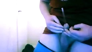 Urethra play - infancy first time sounding - in the worst way harrowing - 18 year superannuated