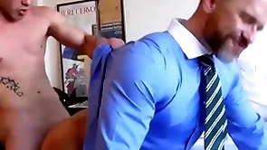 Menatplay ricky glum anal fucks suited stepdad dirk caber