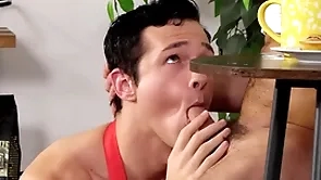 Nextdoorstudios - clumsy hunk barista bangs out hot buyer