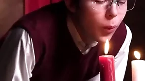 Catholic boy notices that has a stumble which leads him encircling twig b take hold his knees encircling suck tingle - unclebangs