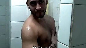 Wet latinos cubby-hole room shacking up facial cumshot