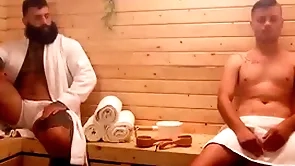 Sauna submission/ men / markus kage, ryan bailey  / streamlet full at  www.sexmen.com/twi