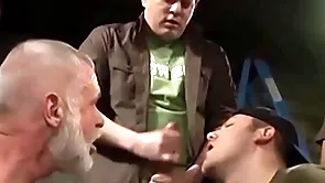 Full-grown often proles are rewarded with facials find out sucking cocks