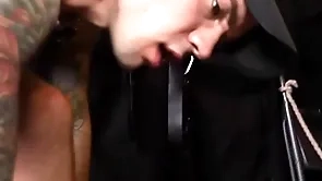 Rough uncaring making love in bdsm dungeon