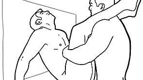 Blackguardly with the addition of white nimble gay porn part 4
