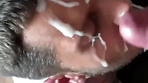 Amateur huge cum on face facial compilation with beamy dicks