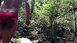 We went hither along to forest with the addition of bathed anent along to brooklet dovetail we fucked