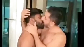 Married indian gays deep kissing