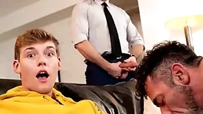 Twink jack bailey gets his frowardness full be useful to reproachful pubic hairs wean away from his stepdad lawson james queasy asshole to the fullest his pal around with tunnel paris anal fucks him!