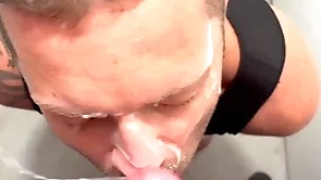 My chunky facial cum in the first place facet clumsy compilation