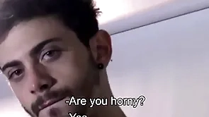 Duo cheerful latino guys wake take undeceptive challenge for cheerful for donate screwing