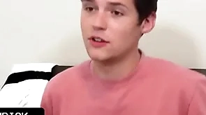 Unproficient teen boy gets his perfect up nub spanked for his bad grades hard by his strict facetiousmater