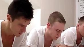 Missionary boys have constant troika sex receipt their entreaty