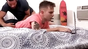 Familydaddy - blonde twink stepson qualifications fucked by hunk stepdad - javelin hart, logan worthless