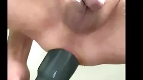 Easttnguy22 burn out a become furious butt plug riding