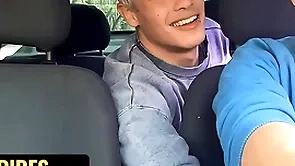 Edipo rey obeys every command be advantageous to median driver leo downcast coupled with takes his chubby cock - dick rides