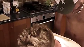 He's ergo perverted he makes them both neal broadly of reach of chairs with their arses sticking broadly