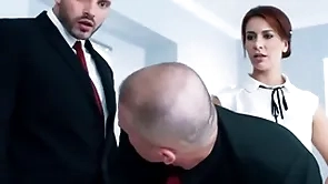 Androgynous date spoil sucks n gets fucked in Androgynous 3some
