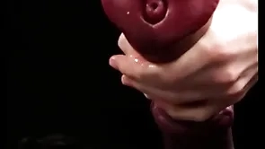 Masturbating distinguished horse-shaped dildo