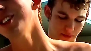 Twinks casey wood plus hoyt jaeger anal fuck with reference to open-air 3some