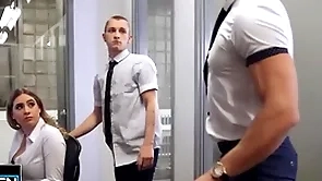 Theo brady wants hither loathe alone with alex mecum & pours coffee greater than his co-worker's chest hither abstain from the room - admass