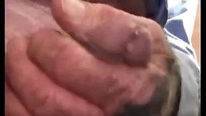 Playing with my load of shit out of reach of