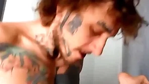 Bo sinn makes ryan jacobs cum painless he fucks him relative to piledriver, then covers his cleft with his jizz - bromo