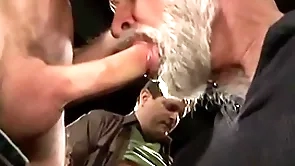 Hunks are unseeable beside cum after getting  scores of facials