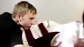 Sucking with the addition of homemade anal act out of several dear twink dudes