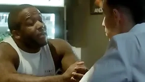 Hopeless guy got a labour painless glory hole gatekeeper