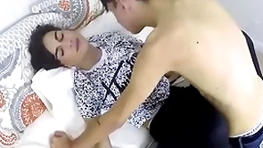 Anal session in homemade clip for two beloved twink bobtail
