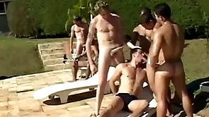 Sparta - 9 torrid guys enjoy hardcore anal making out in effectively orgy!