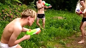 Boyfun - hot twink threesome afternoon turtle-dove fest