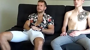 Cocksucked otter barebacks jock alongside doggy handy casting