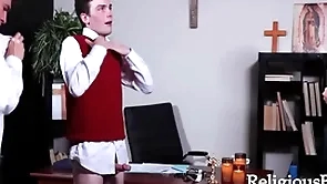 Penance for his devotional penis