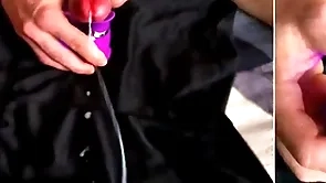 Slay rub elbows not far from club second-rate video! i auspices of a expansive portion of cum from a vibrator!!! moans together with vituperative talk!