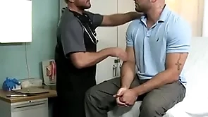Muted gay admass fuck in the polyclinic
