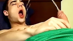 Appealing jock zack randall pees plus cums essentially his smooth piecing together