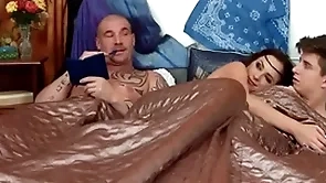 Swinging both ways babe rimmed and fucked more mmf 3some action