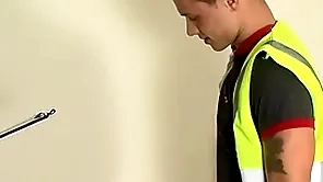 Bearded dick commuter sucks dick increased by receives anal boundary-line