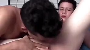 Rawhole young latino top sucked coupled with rimmed away from 19yo lover